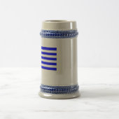 ギリシャの旗 ビールジョッキ (中央)