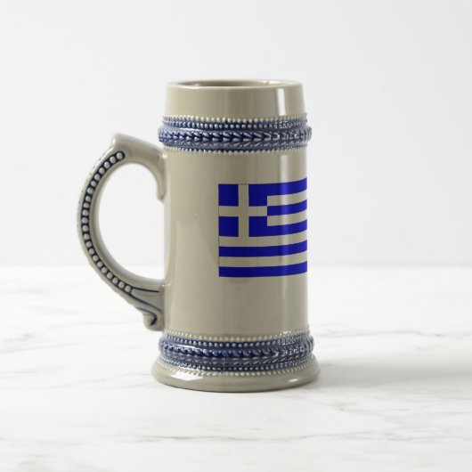 ギリシャの旗 ビールジョッキ (左)