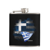 ギリシャの旗 フラスク (正面)
