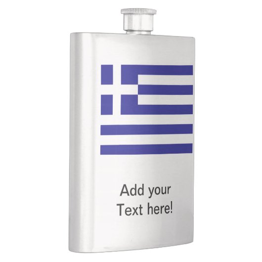 ギリシャの旗 フラスク (右)