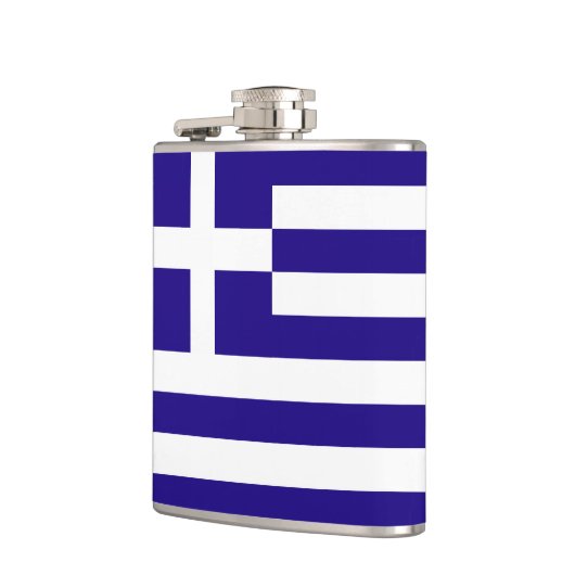 ギリシャの旗 フラスク (左)
