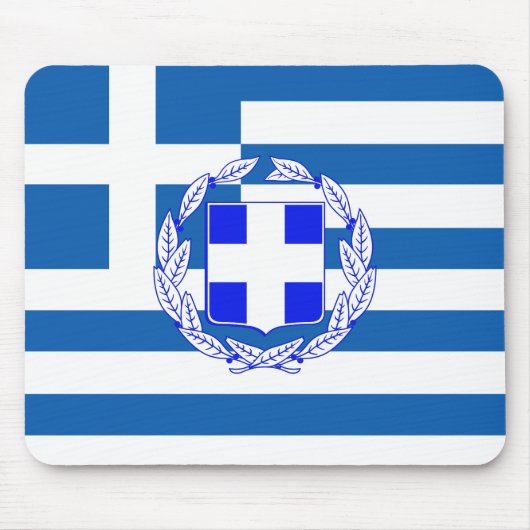 ギリシャの旗 マウスパッド (正面)