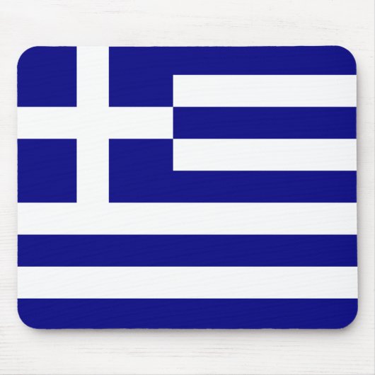 ギリシャの旗 マウスパッド (正面)