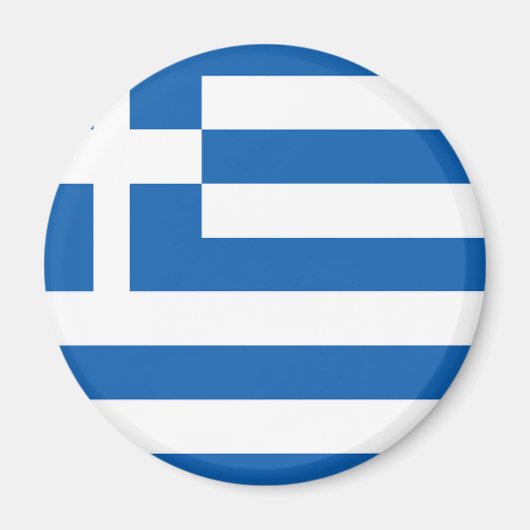 ギリシャの旗 マグネット (正面)