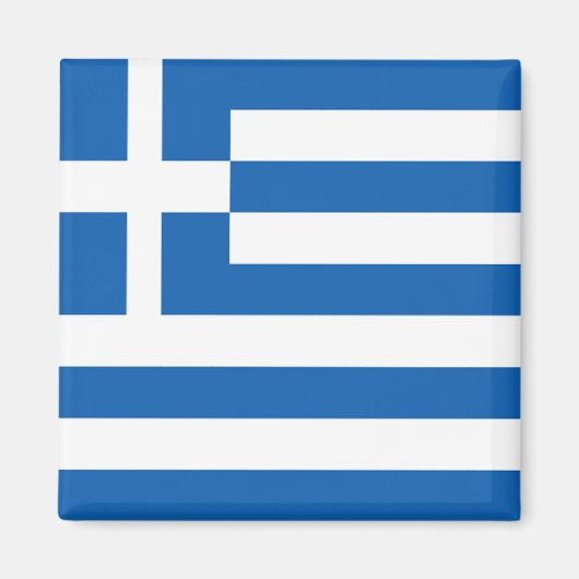 ギリシャの旗 マグネット (正面)