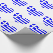 ギリシャの旗 ラッピングペーパー (角)