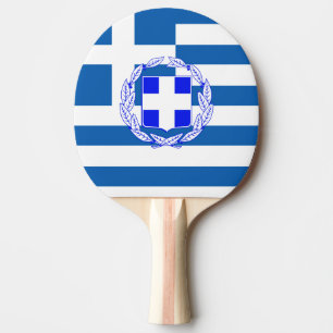 ギリシャの旗 卓球ラケット