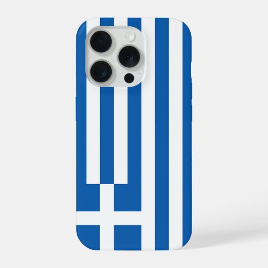 ギリシャの旗 iPhoneケース (裏面)