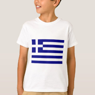ギリシャの旗 Tシャツ