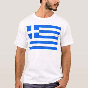 ギリシャの旗 Tシャツ