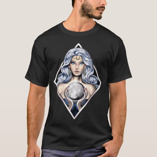 ギリシャの月神ニュクス Tシャツ (正面)