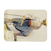 ギリシャの木版画、1856年6月13日（ペン、インク、およびw/c o） マグネット (横)