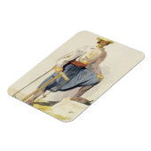 ギリシャの木版画、1856年6月13日（ペン、インク、およびw/c o） マグネット (左側)