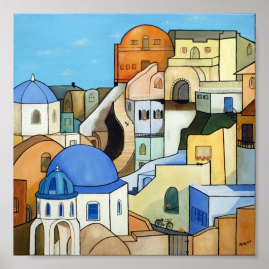 ギリシャの村のポスター ポスター (正面)