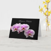 ギリシャの水彩画の蘭の花のカード.jpg カード (黄色い花)