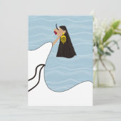 ギリシャの海の白い踊りのレディ シーズンカード (スタンド正面)