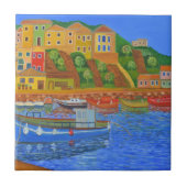 ギリシャの海岸瓦 タイル (正面)