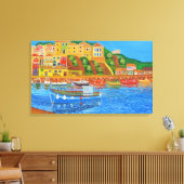 ギリシャの海岸 2 キャンバスプリント (インサイチュ (リビング))