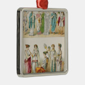 ギリシャの演劇的な服 メタルオーナメント (右)