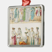 ギリシャの演劇的な服 メタルオーナメント (左)