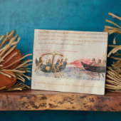 ギリシャの火（ベラム） フォトプラーク (側面)