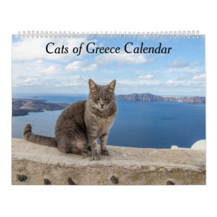 ギリシャの猫 カレンダー
