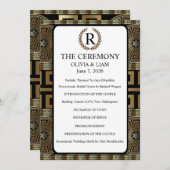 ギリシャの生活フォーマル鍵クラシカル夫妻 プログラム (正面/裏面)