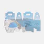 ギリシャの目的地のウェディングカスタムパスポートスタンプ フェイバーボックス (折り畳みなし)