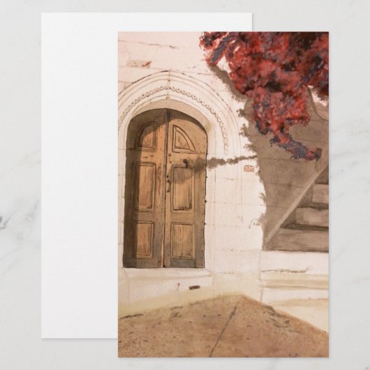 ギリシャの祝日 便箋 (正面/裏面)