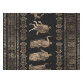 ギリシャの神々とメアンダー鍵オーナメント テーブルクロス (正面(横))