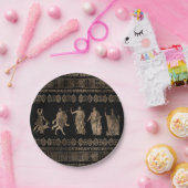 ギリシャの神々とメアンダー鍵オーナメント ペーパープレート (パーティー)