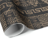 ギリシャの神々とメアンダー鍵オーナメント ラッピングペーパー (ロールコーナー)