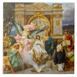 ギリシャの神々オン山パルナッサス タイル