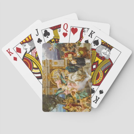 ギリシャの神々オン山パルナッサス トランプ (裏面)