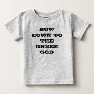 ギリシャの神に曲げて下さい ベビーTシャツ