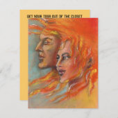 ギリシャの神の女神とのトーガのパーティの招待状の招待 招待状 (正面/裏面)