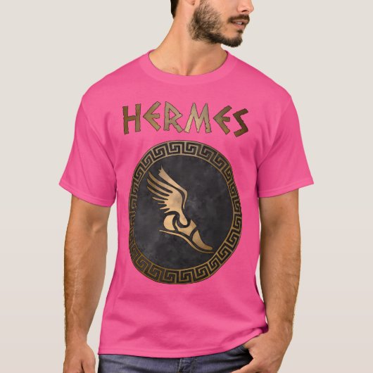 ギリシャの神エルメス旅行と富の神 Tシャツ (正面)