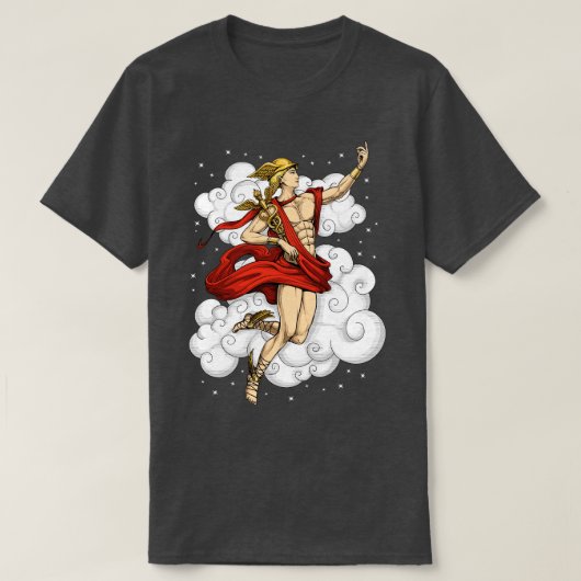 ギリシャの神エルメス Tシャツ (デザイン正面)