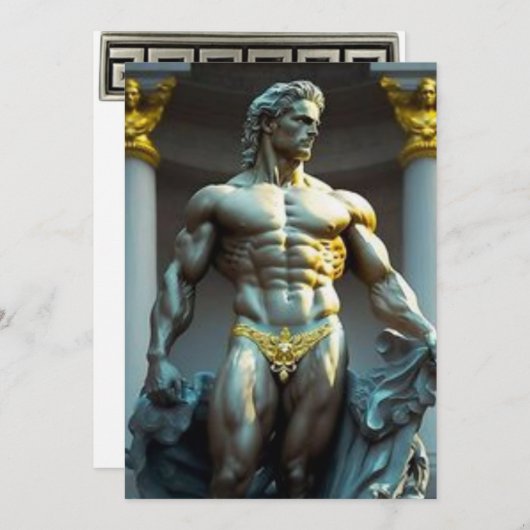 ギリシャの神グリーティングカード シーズンカード (正面/裏面)