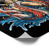 ギリシャの神ポセイドン ポスター (角)