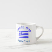 ギリシャの神 ギリシャ国旗 オーダーメイド エスプレッソカップ (右)