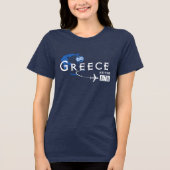 ギリシャの空港コードTシャツ トライブレンドＴシャツ (正面)