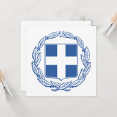 ギリシャの紋章 カード (正面/裏面インサイチュ)