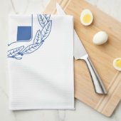 ギリシャの紋章 キッチンタオル (四つ折り)