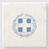 ギリシャの紋章 ストーンコースター (正面)
