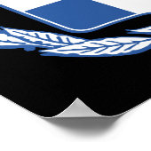 ギリシャの紋章 ポスター (角)