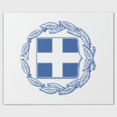 ギリシャの紋章 ラッピングペーパー (フラット)