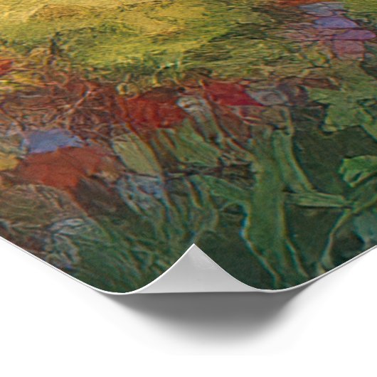 ギリシャの美しいビーチ ポスター (角)