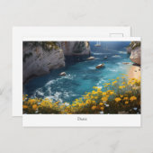 ギリシャの美しいビーチ ポストカード (正面/裏面)