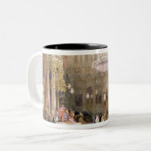 ギリシャの聖墳墓教会、エルサレム、4月 ツートーンマグカップ (正面左)